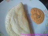 Coconut Dosa | Thengai Dosai | No Fermentation Quick Dosa