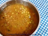 Green Peas Masala - Pattani Masala - Dried Green Peas Gravy for Roti