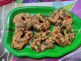 Hotel Style Keerai Vadai - Special Keerai Vadai -Spinach Vada - Evening Snack Recipe - Lunch side dish Recipe
