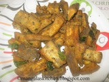 Kalyana Veetu Vazhakkai Varuval | Raw Banana Roast Recipe | Crispy Raw Banana Chops tossed in Masala Spices