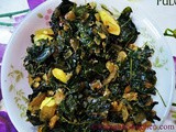 Murungai Keerai Poriyal with Peanuts | Drumstick Leaves Stir Fry