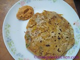 Onion Paratha | Onion Stuffed Masala Chapathi | Vengaya Roti