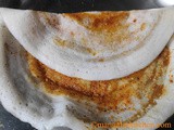 Podi Dosa | Dosa with Milagai Podi