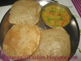 Poori Recipe | Puri Recipe | Secret for making Soft Puffy Poori