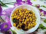 Spicy Karamani Sundal | Black Eyed Peas / Lobia Sundal | Navarathri Sundal Recipes