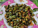 Vendakkai Poriyal | Lady's finger Stir Fry