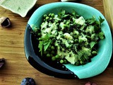 Πράσινη Πατατοσαλάτα και Δροσερό Ταχίνι Dressing / Green Potato Salad and Tahini Dressing