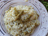 Ριζότο με Σπαράγγια και τυρί Gorgonzola / Risotto with Asparagus and Gorgonzola Cheese