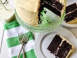 Chocolate cake with cream cheese frosting