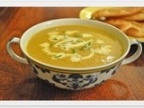 Creamy curried parsnip and butter bean soup