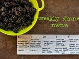 Marin mama's weekly dinner menu