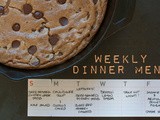 Marin mama's weekly dinner menu