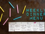 Marin mama's weekly dinner menu