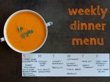 Marin Mama's weekly dinner menu