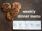 Marin mama's weekly dinner menu