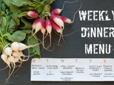 Marin mama's weekly dinner menu
