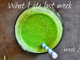 What i ate last week