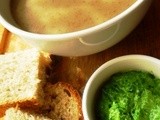 A case of culinary serendipity: jerusalem artichoke and creamed spinach soup