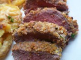 A quick but soothing roast: lemon and herb crusted lamb rumps