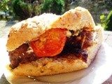 A simply splendid sausage sandwich