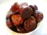 Chorizo in red wine