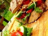 I love my lunch! my favourite roast chicken sandwich