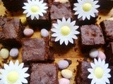 Leftover easter egg brownies