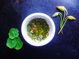 Nasturtium pesto