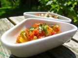 Roasted sweet pepper salad