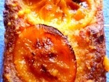 Sticky demerera orange and almond loaf cake
