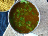 Making rasam with rasam powder (homemade)