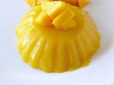Mango jelly dessert recipe /fresh mango puree jelly
