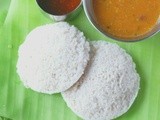 Millet foxtail idli/thinai arisi(rice)idli