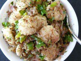 Pepper idli fry /pepper capsicum mini idli