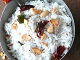 Simple coconut rice recipe/(Grated)Thengai sadam