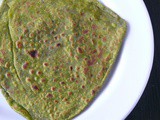 Spinach chapati recipe /palak paratha /palak roti