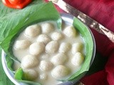Thengai paal kozhukattai(kuthiraivali recipe)/Barnyard millet