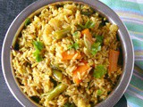 Vegetable biryani pressure cooker method /veg biriyani recipe