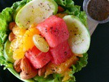 Watermelon lettuce salad /marudhuskitchen