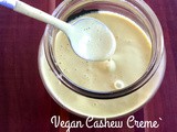 Homemade Golden Cashew Creme`