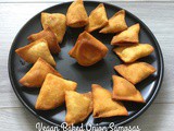 Onion Samosa – Vegan; Oilfree; Nutfree; Airfryer recipe