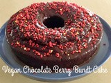 Vegan Chocolate Berry Bundt Cake