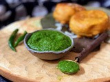 Apple Cilantro Chutney | Green Chutney with Apple | Gluten Free and Vegan Recipe