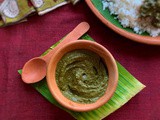 Beet Greens Chutney | Beetroot Greens Chutney Recipe| Gluten Free and Vegan