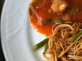 Hakka Noodles | How to make Hakka Noodles at home | Indo-Chinese Cuisine | Stepwise Pictures