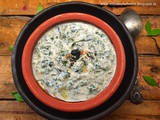 Keerai Thayir Pachadi | Chettinad Style Keerai Pachadi |Spinach Raita | Authentic Recipe | Quick and Easy Side dish | Stepwise Pictures