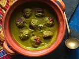 Masiyal Kofta Curry | Fried Vegetable balls in Spinach Curry | Gluten Free and Vegan Recipe | Masterchefmom's Fusion Recipe