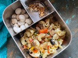 Mushroom Pasta | Easy and Quick Macaroni Using Mushrooms | Lunch Box Idea By Masterchefmom