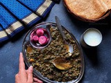 Palak Channa | Spinach and Black Garbanzo Bean Curry Recipe