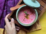 Quick Beetroot Pachadi Recipe | Beetroot Raita | Beetroot Thayir Pachadi | Gluten Free Recipe